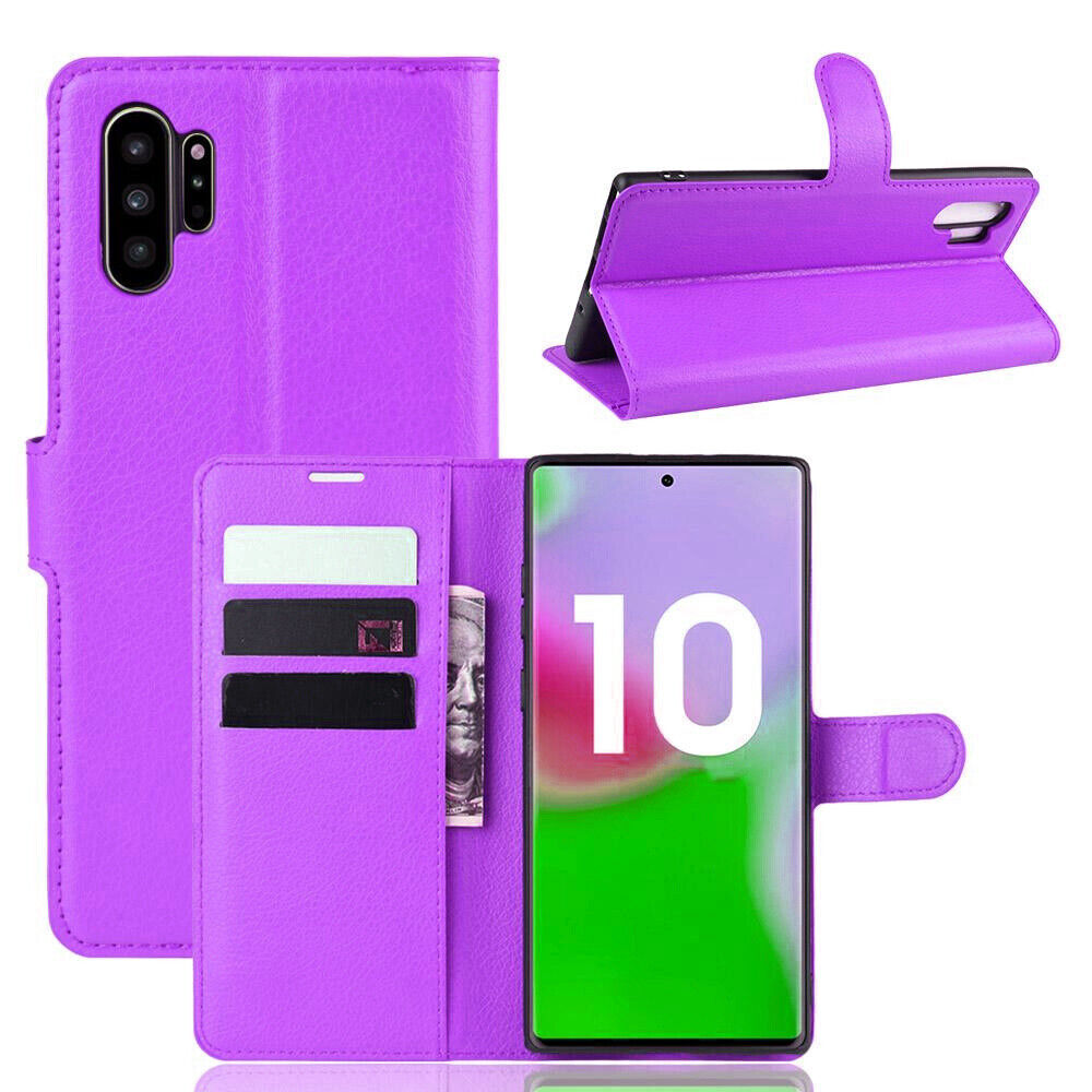 Leather Folio Wallet Case for Samsung Galaxy Note 10 Leather Folio Wallet Case for Samsung Galaxy Note 10